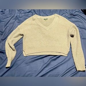 Wild Fable Cropped Sweater, M